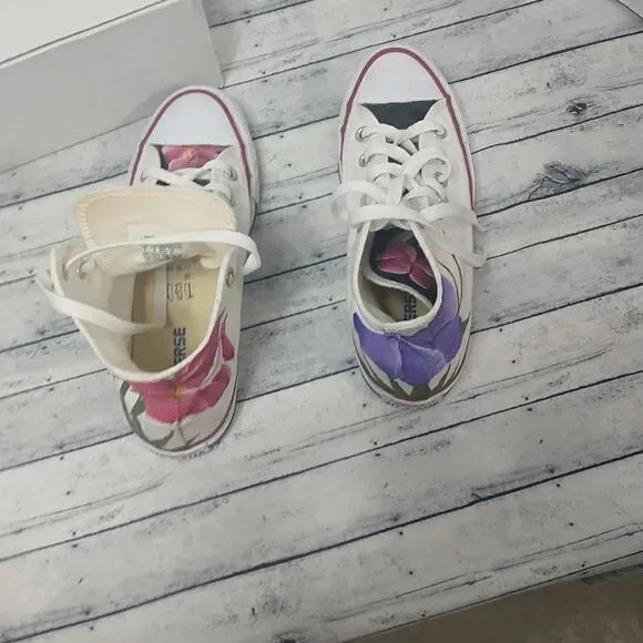 Women's Converse All Star Chuck Taylor Floral Designer Size 7 - Picture 4 of 9